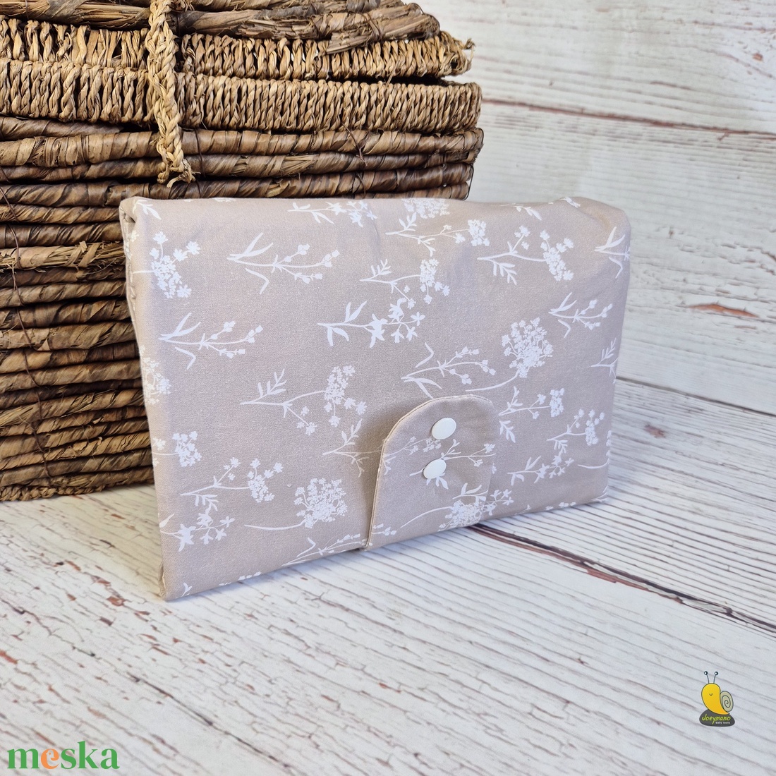 Maxi pelenkatartó táska - Mezei virágok - baba - mama - pelenkázó, babafürdető kellékek - pelenkázó neszeszer, pelenkatartó - Meska.hu