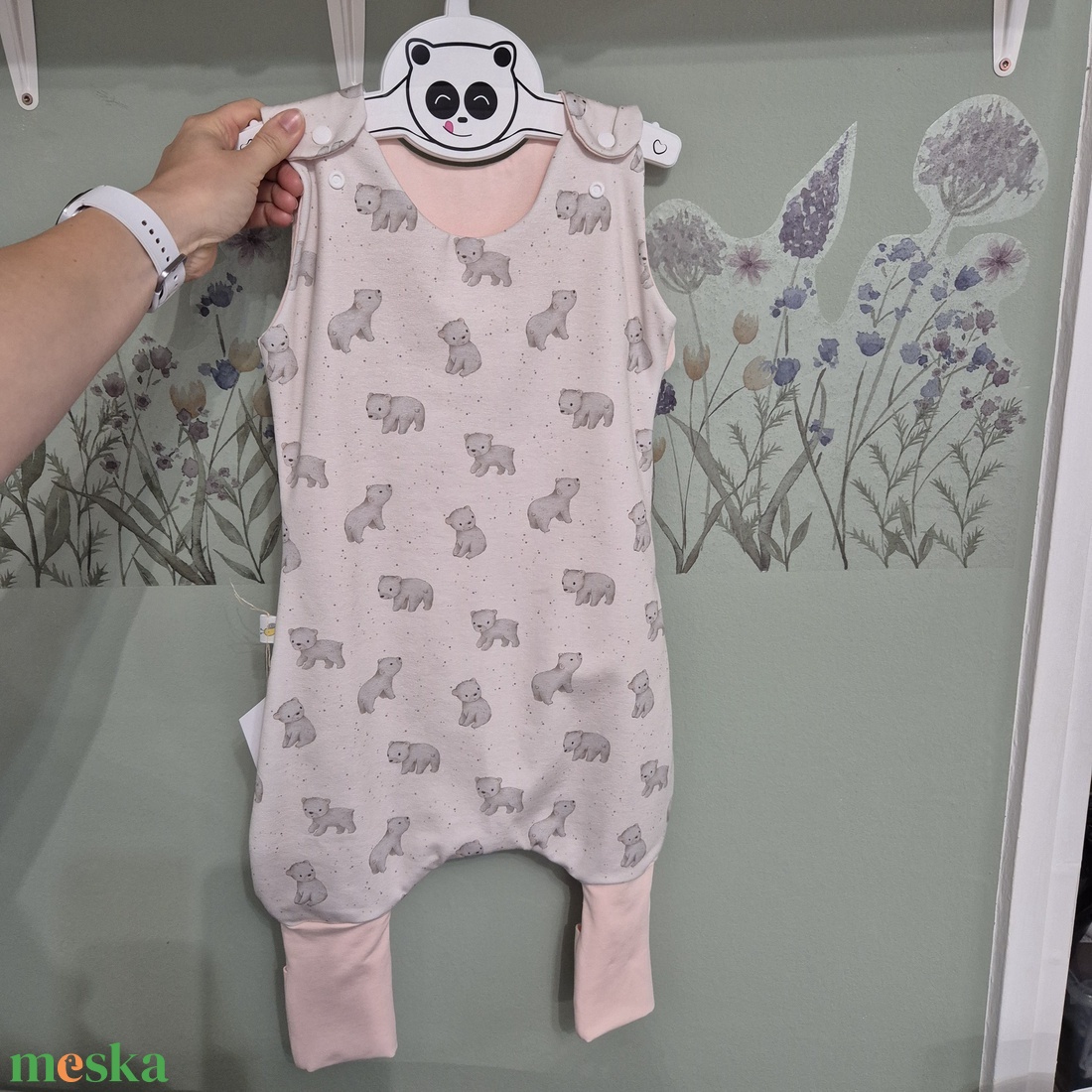 Tipegő hálózsák - Jegesmaci - baba - mama - babaruházat - tipegőhálózsák - Meska.hu
