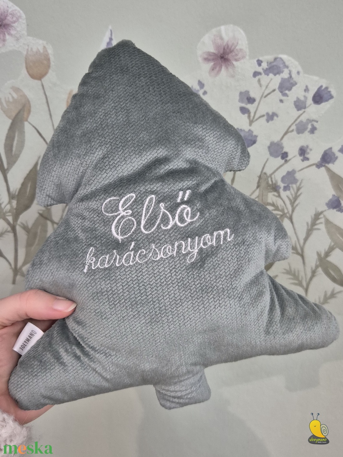 Karácsonyfa kispárna, díszpárna - karácsony - karácsonyi lakásdekoráció - karácsonyi lakásdíszek - Meska.hu