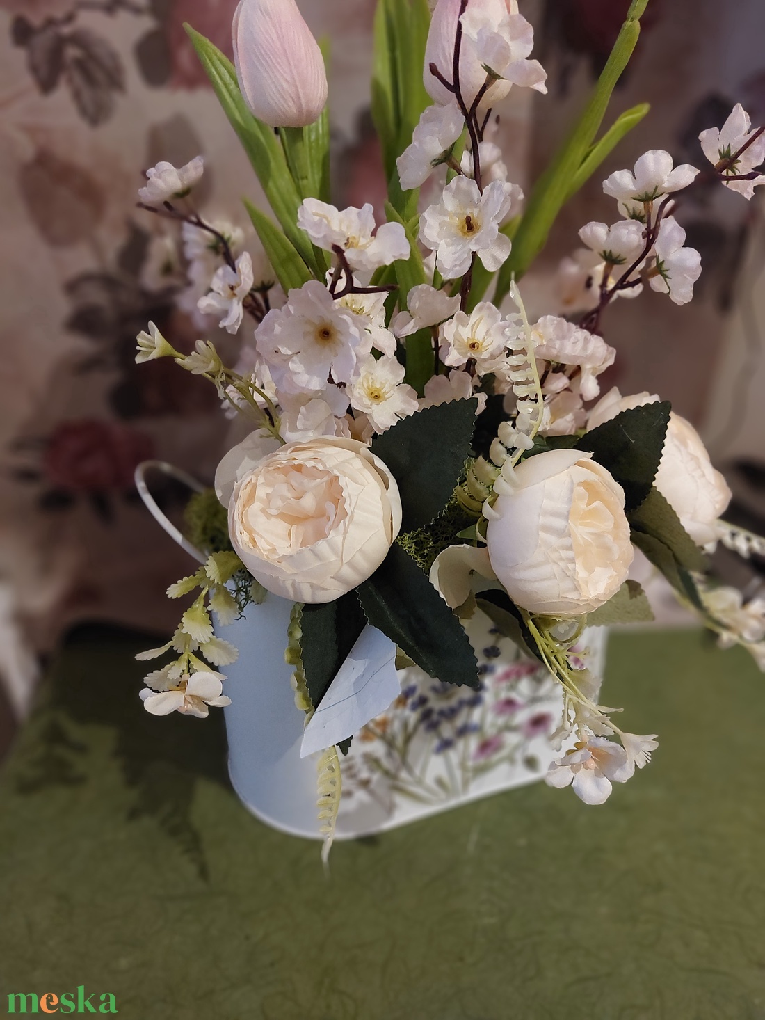 Tavaszi tál - ünnepi díszek, dekorációk - húsvéti díszek és dekorációk - húsvéti asztaldíszek - Meska.hu