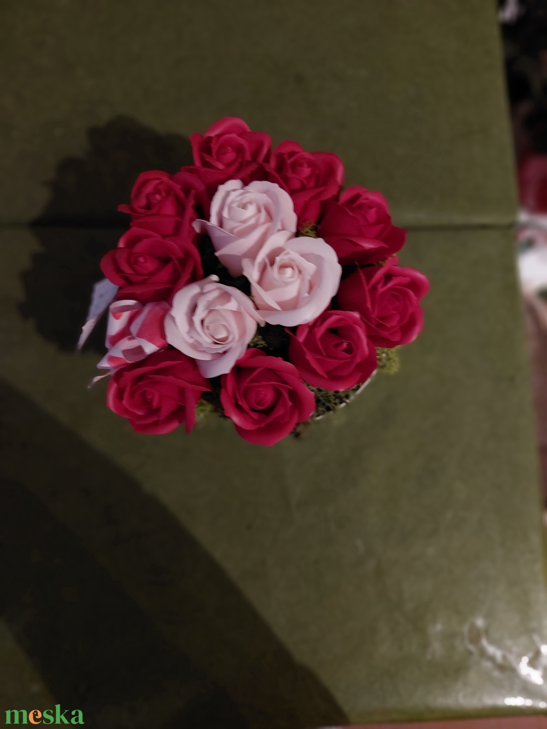 Rózsás dísz - otthon & életmód - dekoráció - asztal és polc dekoráció - asztaldísz - Meska.hu