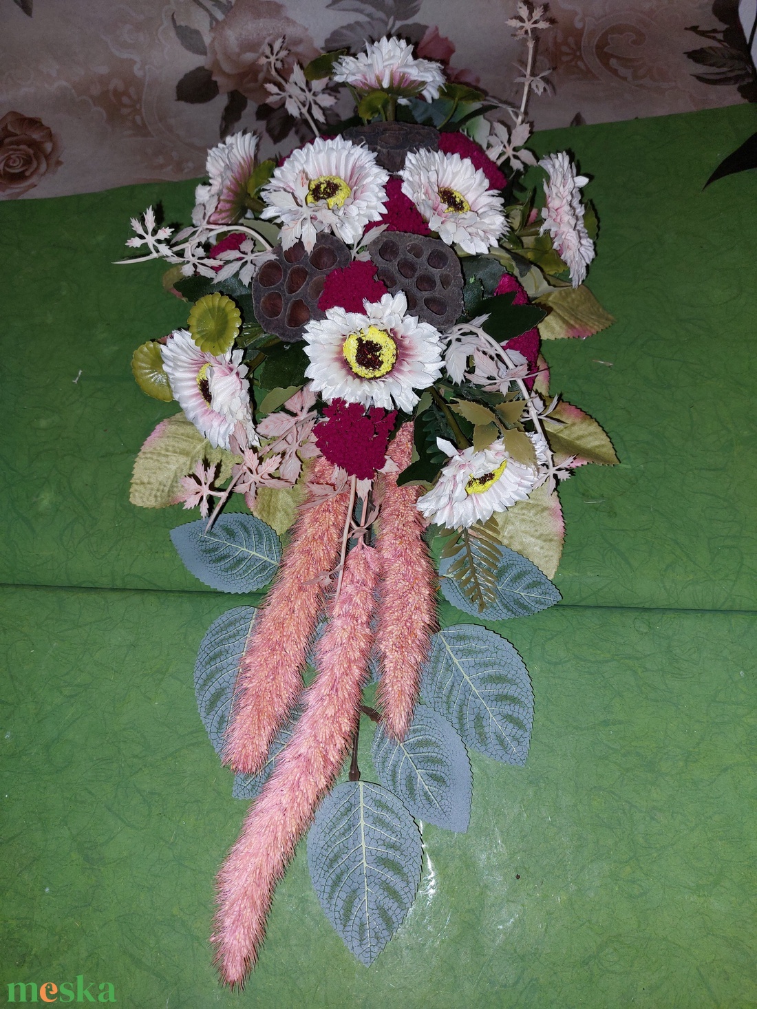 Tavaszi asztaldísz - otthon & életmód - virágdekoráció - virágdíszek - asztali virágdísz - Meska.hu