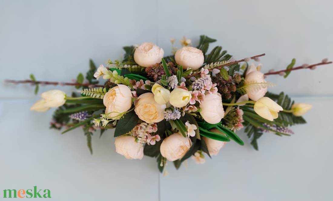 Tavaszi asztaldísz - otthon & életmód - dekoráció - asztal és polc dekoráció - asztaldísz - Meska.hu