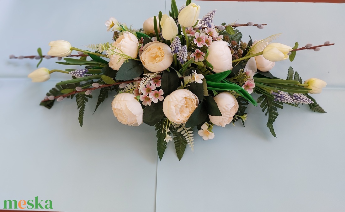 Tavaszi asztaldísz - otthon & életmód - dekoráció - asztal és polc dekoráció - asztaldísz - Meska.hu