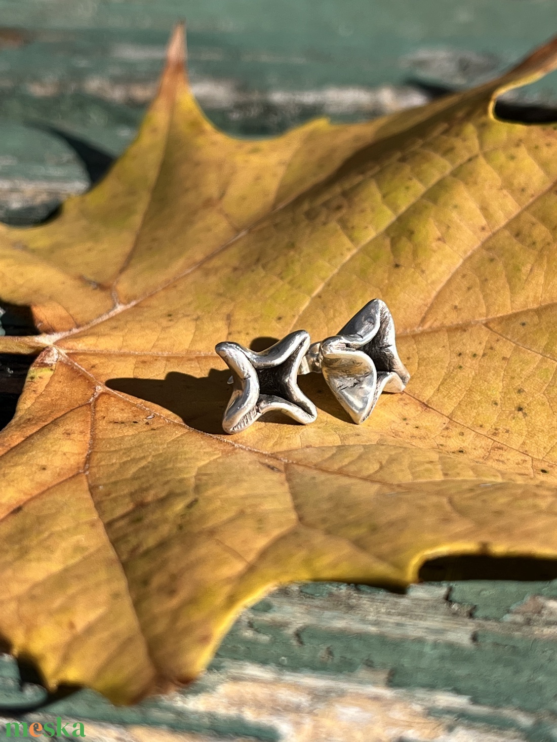 Ezüst fülbevaló - ékszer - fülbevaló - fülékszer - Meska.hu