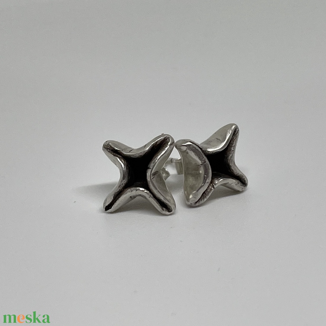 Ezüst fülbevaló - ékszer - fülbevaló - fülékszer - Meska.hu