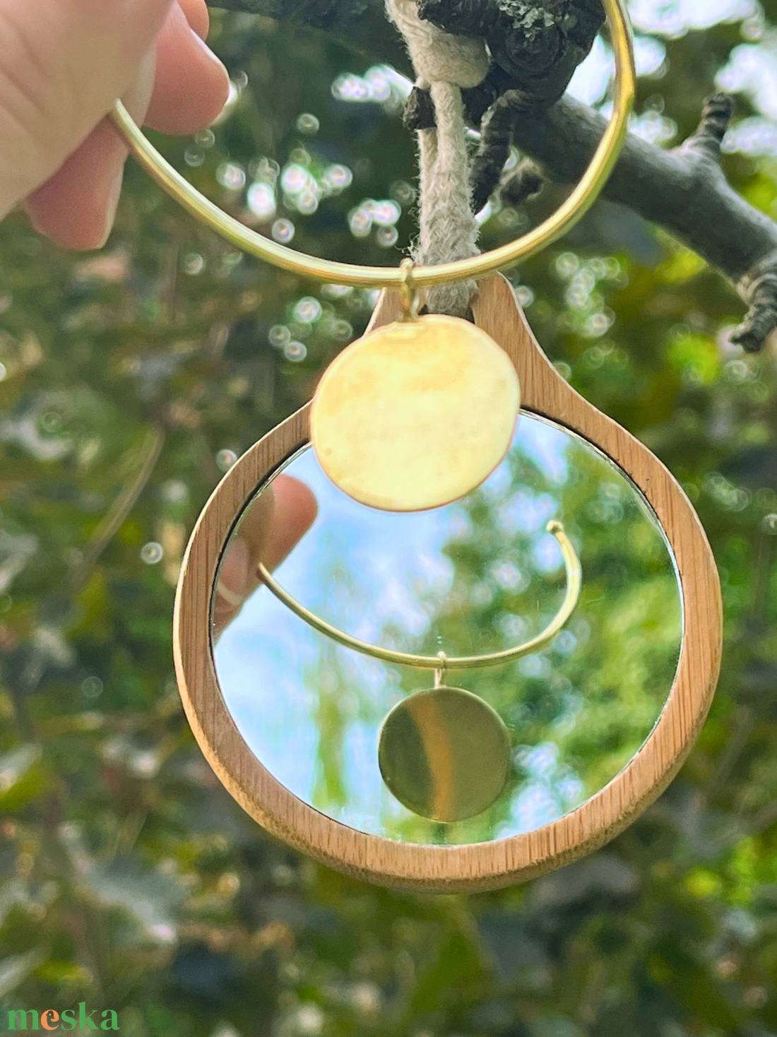 Aranyozott sárgaréz karperec  - ékszer - karkötő - karperec - Meska.hu