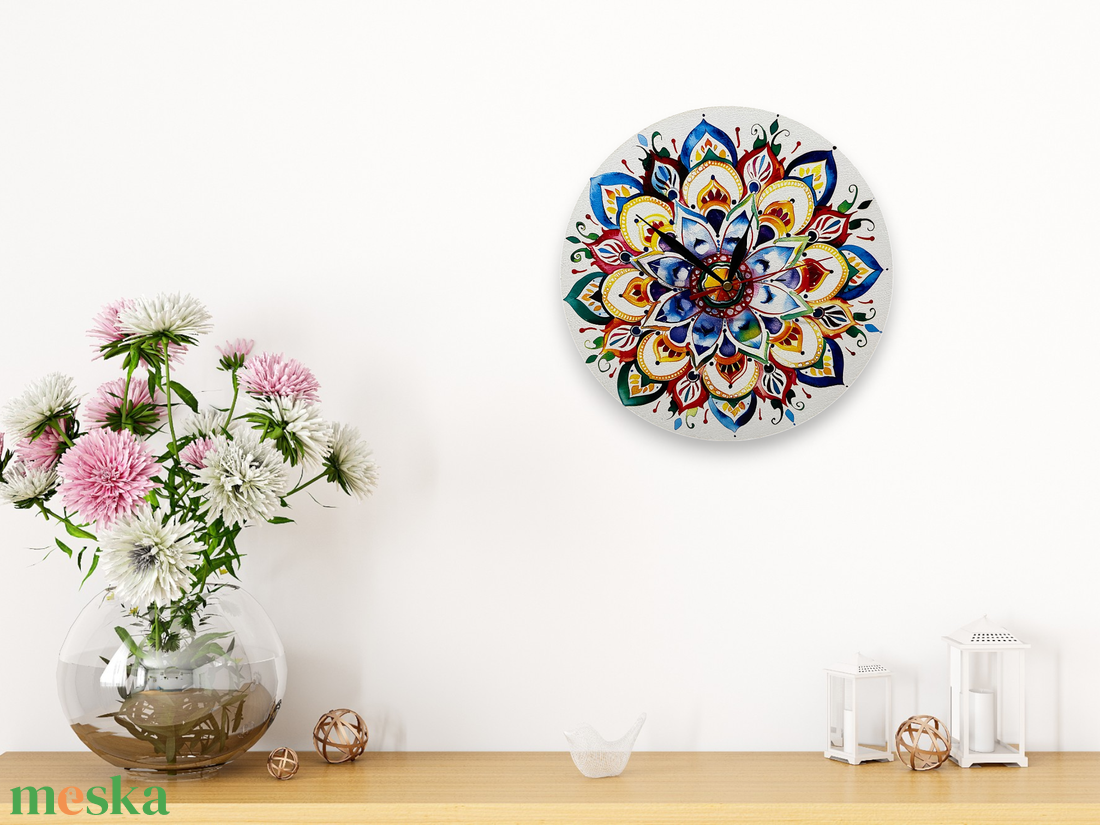 Mandala Falióra - otthon & életmód - dekoráció - fali és függő dekoráció - falióra & óra - Meska.hu Mandala Falióra - otthon & életmód - dekoráció - fali és függő dekoráció - falióra & óra - Meska.hu