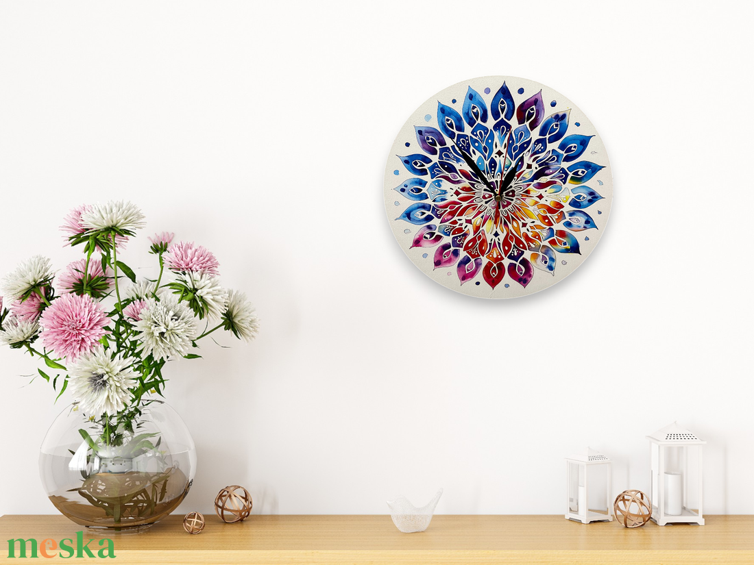 Mandala Falióra - otthon & életmód - dekoráció - fali és függő dekoráció - falióra & óra - Meska.hu Mandala Falióra - otthon & életmód - dekoráció - fali és függő dekoráció - falióra & óra - Meska.hu