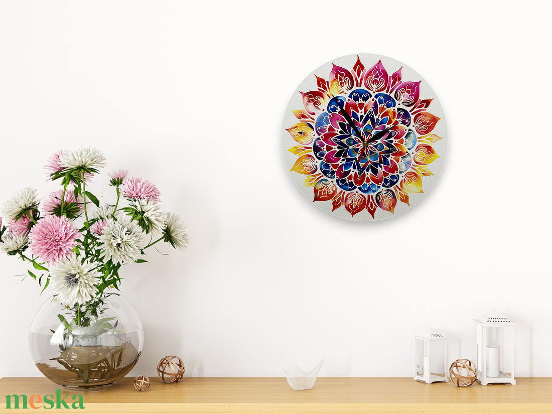 Mandala Falióra - otthon & életmód - dekoráció - fali és függő dekoráció - falióra & óra - Meska.hu Mandala Falióra - otthon & életmód - dekoráció - fali és függő dekoráció - falióra & óra - Meska.hu