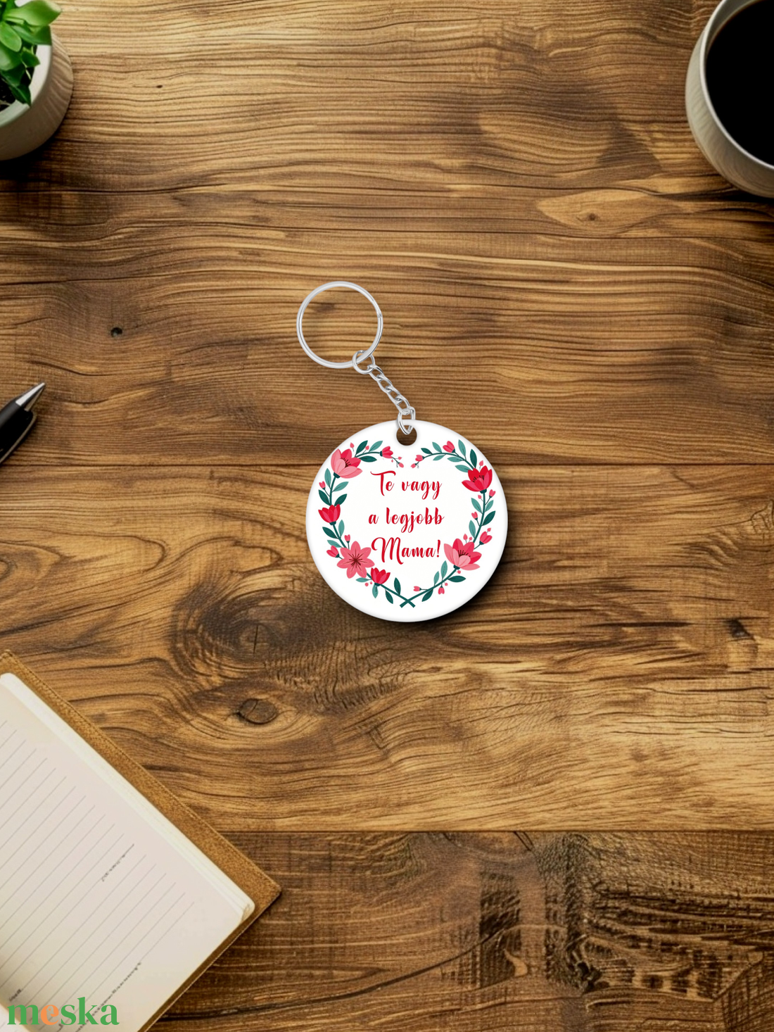 Anyák napi kulcstartó nagymamának, kedves üzenettel - táska & tok - kulcstartó & táskadísz - kulcstartó - Meska.hu