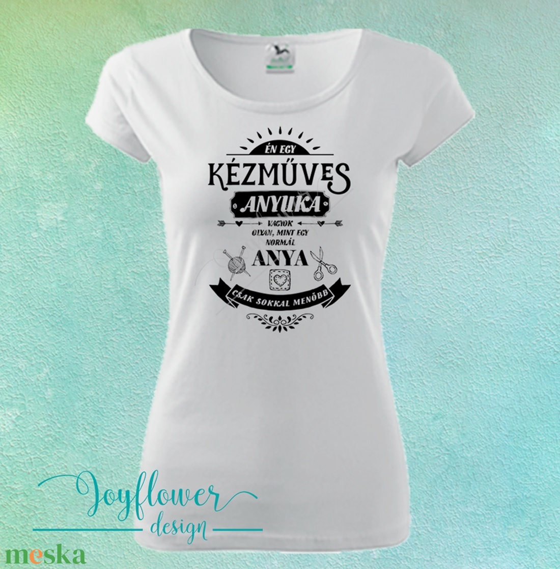 Kézműves anyuka vagyok - feliratos póló - ruha & divat - női ruha - póló, felső - Meska.hu