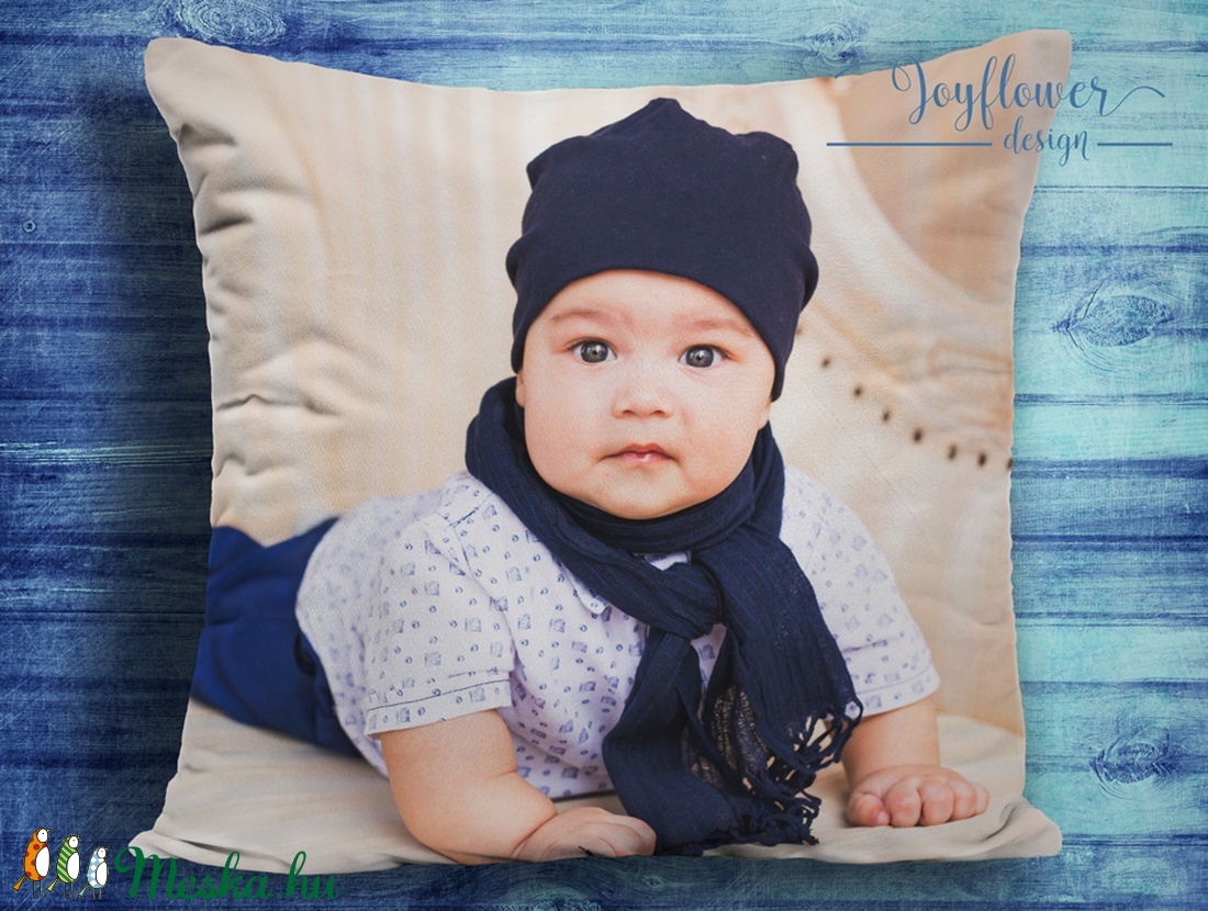 Pihe-puha párnahuzat saját fotóval, felirattal - polár, mikropolár vagy micropeach anyag, 40x40cm -  - Meska.hu