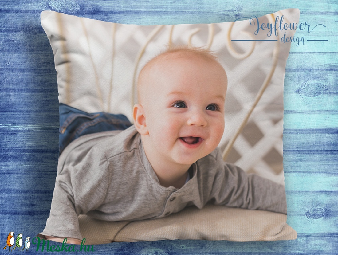 Pihe-puha párnahuzat saját fotóval, felirattal - polár, mikropolár vagy micropeach anyag, 40x40cm -  - Meska.hu