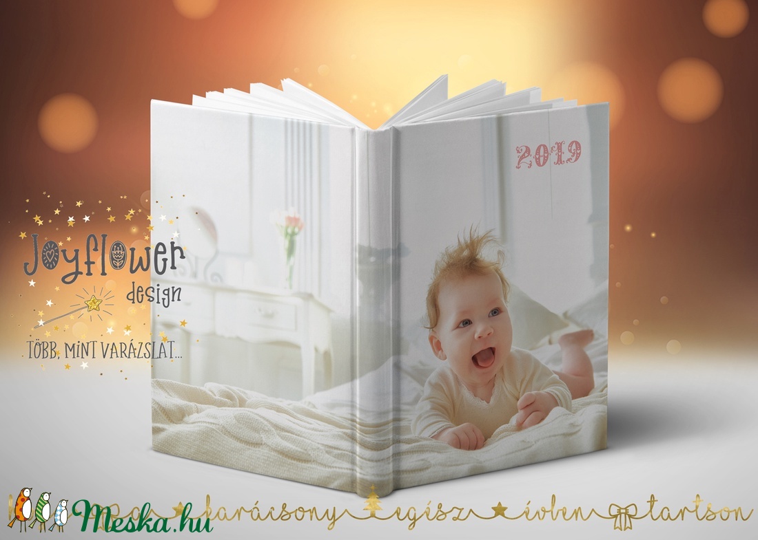 Határidőnapló/agenda egyedi borítóval - saját fotóval, felirattal - A/5 méretű heti vagy napi beosztású -  - Meska.hu