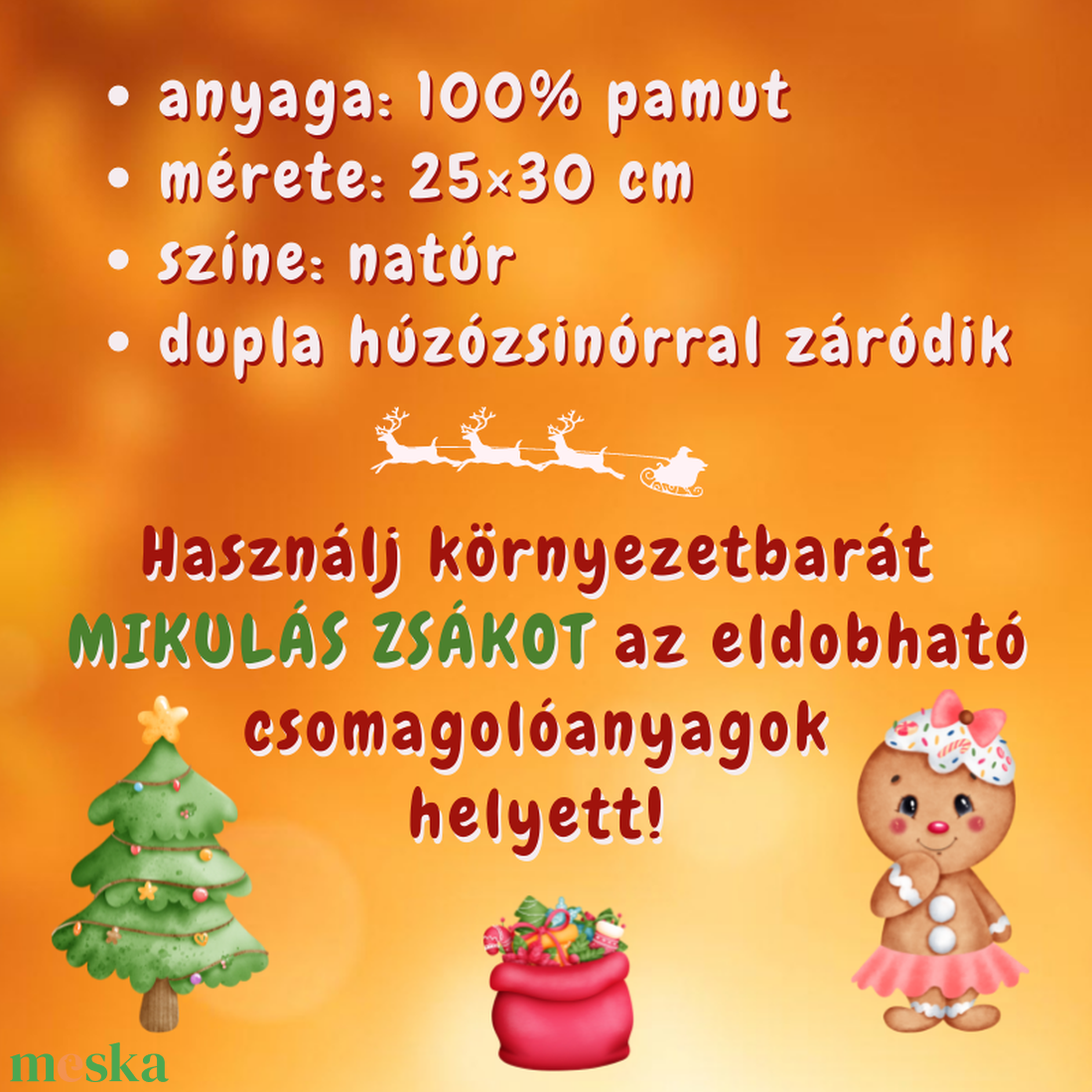 Névre szóló mikulás zsák- aranyos grafikával - karácsony - mikulás - mikulás zsák, zokni, csizma - Meska.hu Névre szóló mikulás zsák- aranyos grafikával - karácsony - mikulás - mikulás zsák, zokni, csizma - Meska.hu