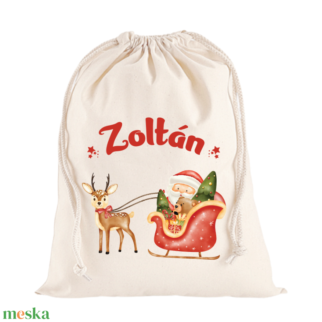 Névre szóló mikulás zsák- aranyos grafikával - karácsony - mikulás - mikulás zsák, zokni, csizma - Meska.hu Névre szóló mikulás zsák- aranyos grafikával - karácsony - mikulás - mikulás zsák, zokni, csizma - Meska.hu