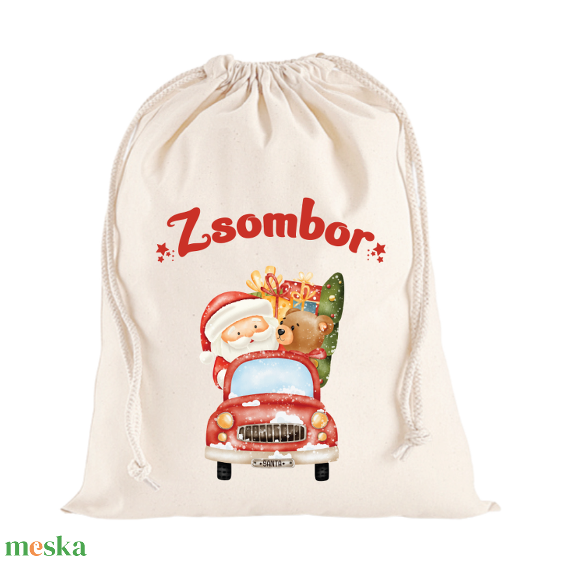 Névre szóló mikulás zsák- aranyos grafikával - karácsony - mikulás - mikulás zsák, zokni, csizma - Meska.hu Névre szóló mikulás zsák- aranyos grafikával - karácsony - mikulás - mikulás zsák, zokni, csizma - Meska.hu