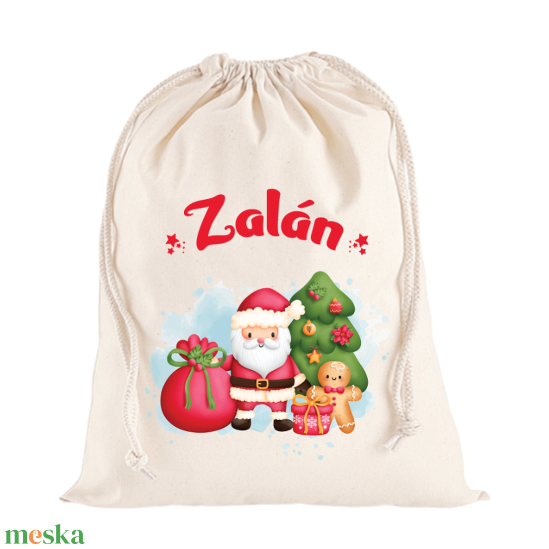 Névre szóló mikulás zsák- aranyos grafikával - karácsony - mikulás - mikulás zsák, zokni, csizma - Meska.hu Névre szóló mikulás zsák- aranyos grafikával - karácsony - mikulás - mikulás zsák, zokni, csizma - Meska.hu