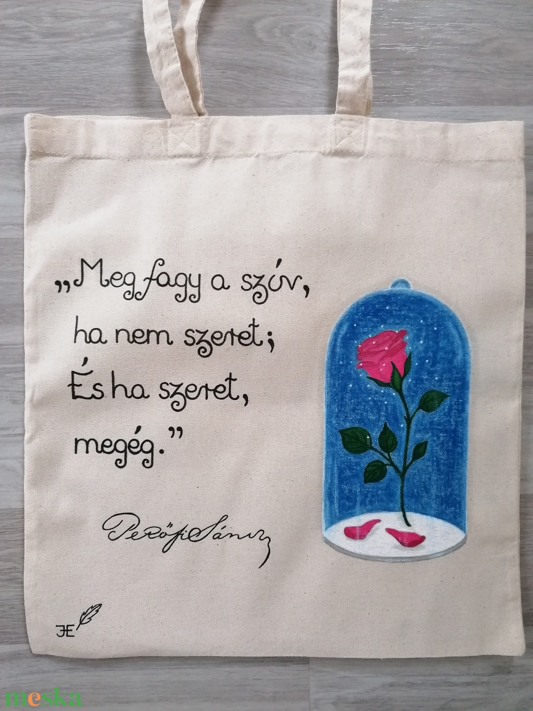 Megfagy a szív Petőfi vászontáska - táska & tok - bevásárlás & shopper táska - shopper, textiltáska, szatyor - Meska.hu Megfagy a szív Petőfi vászontáska - táska & tok - bevásárlás & shopper táska - shopper, textiltáska, szatyor - Meska.hu