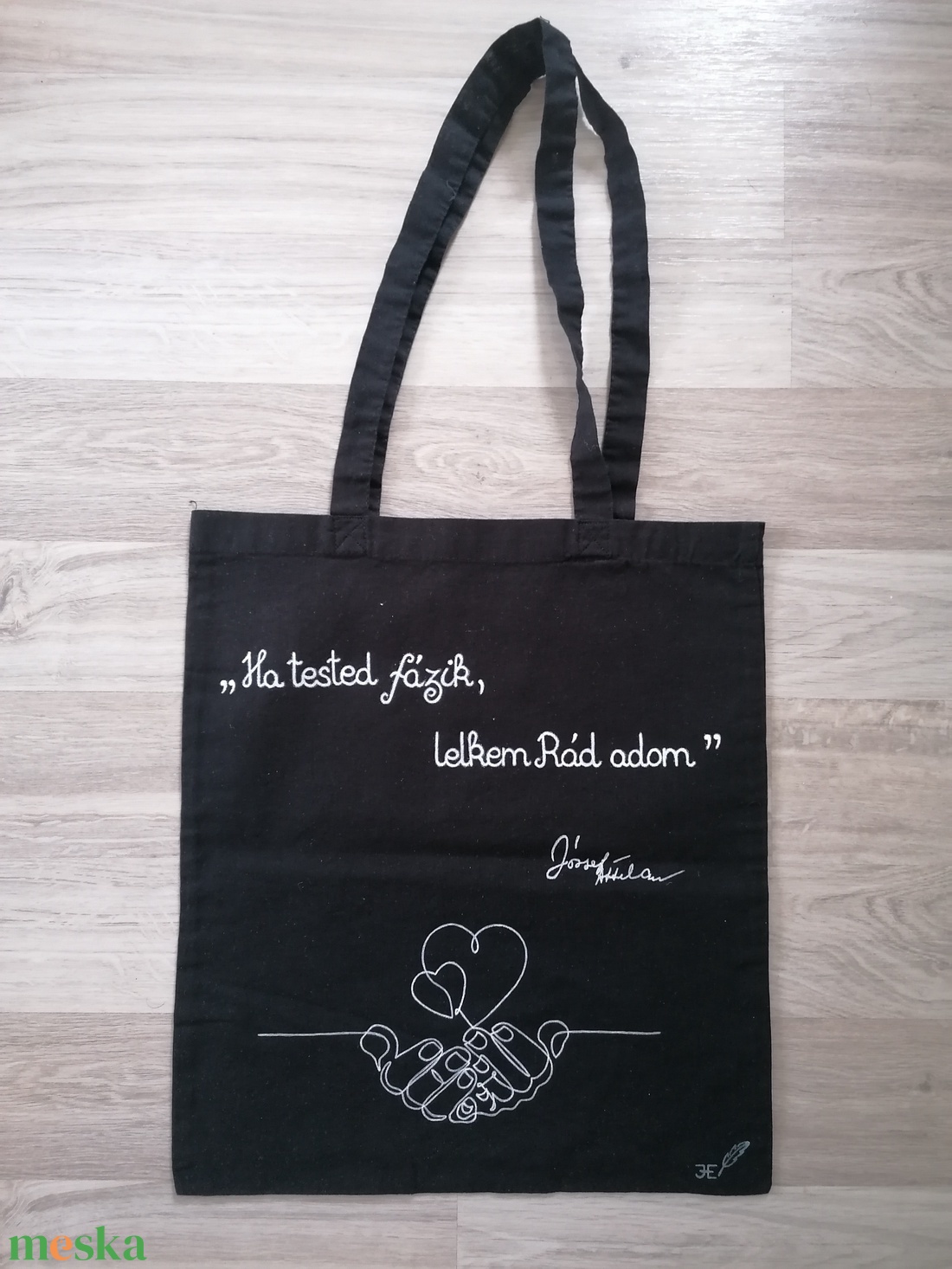 Ha tested fázik József Attila vászontáska - táska & tok - bevásárlás & shopper táska - shopper, textiltáska, szatyor - Meska.hu Ha tested fázik József Attila vászontáska - táska & tok - bevásárlás & shopper táska - shopper, textiltáska, szatyor - Meska.hu