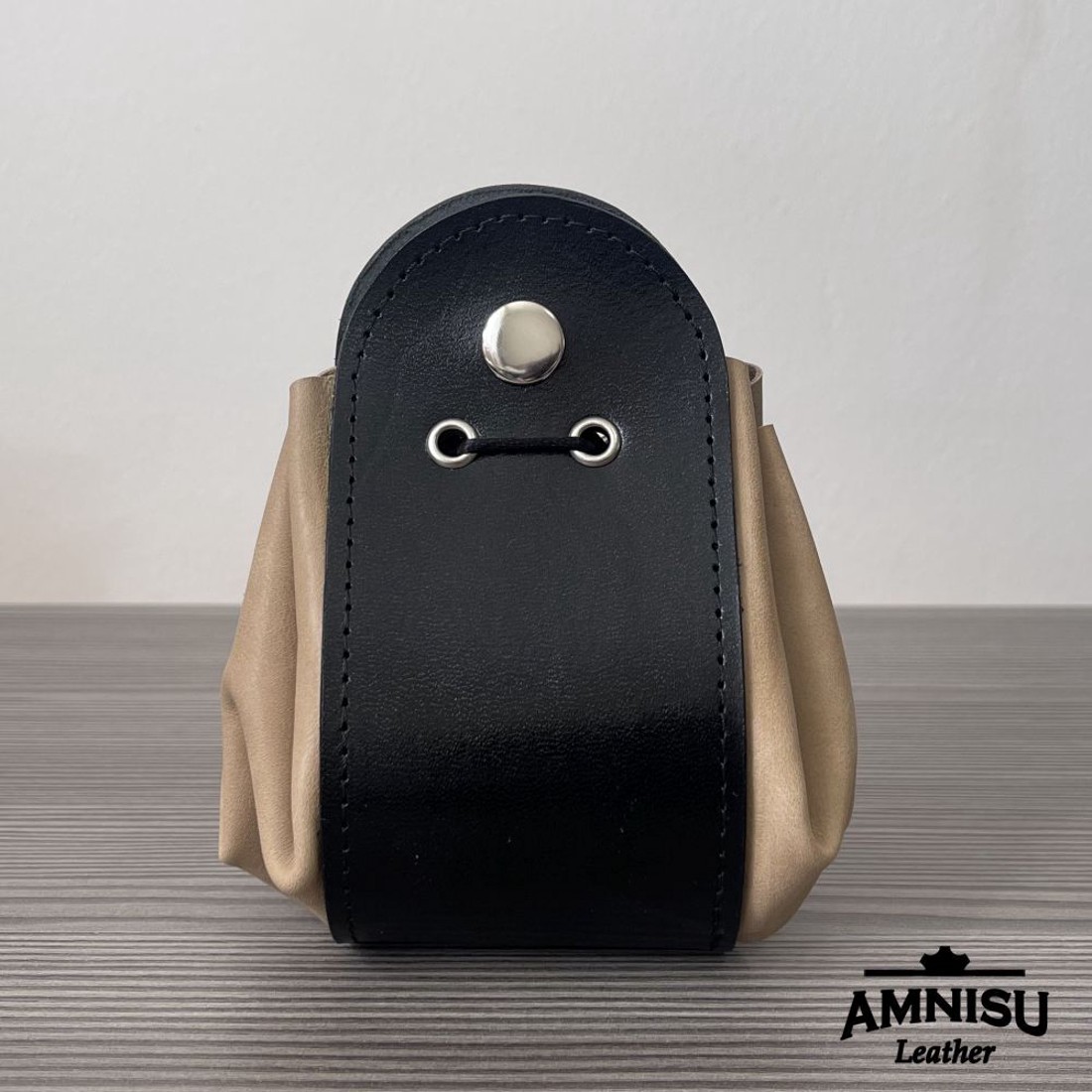 2in1 szütyő és kockatálca - fekete - bézs - játék & sport - szerepjáték - Meska.hu