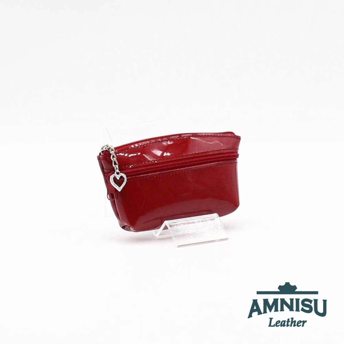 Bordó lakk kettő cipzáras kulcstartó B5004 - táska & tok - kulcstartó & táskadísz - kulcstartó - Meska.hu