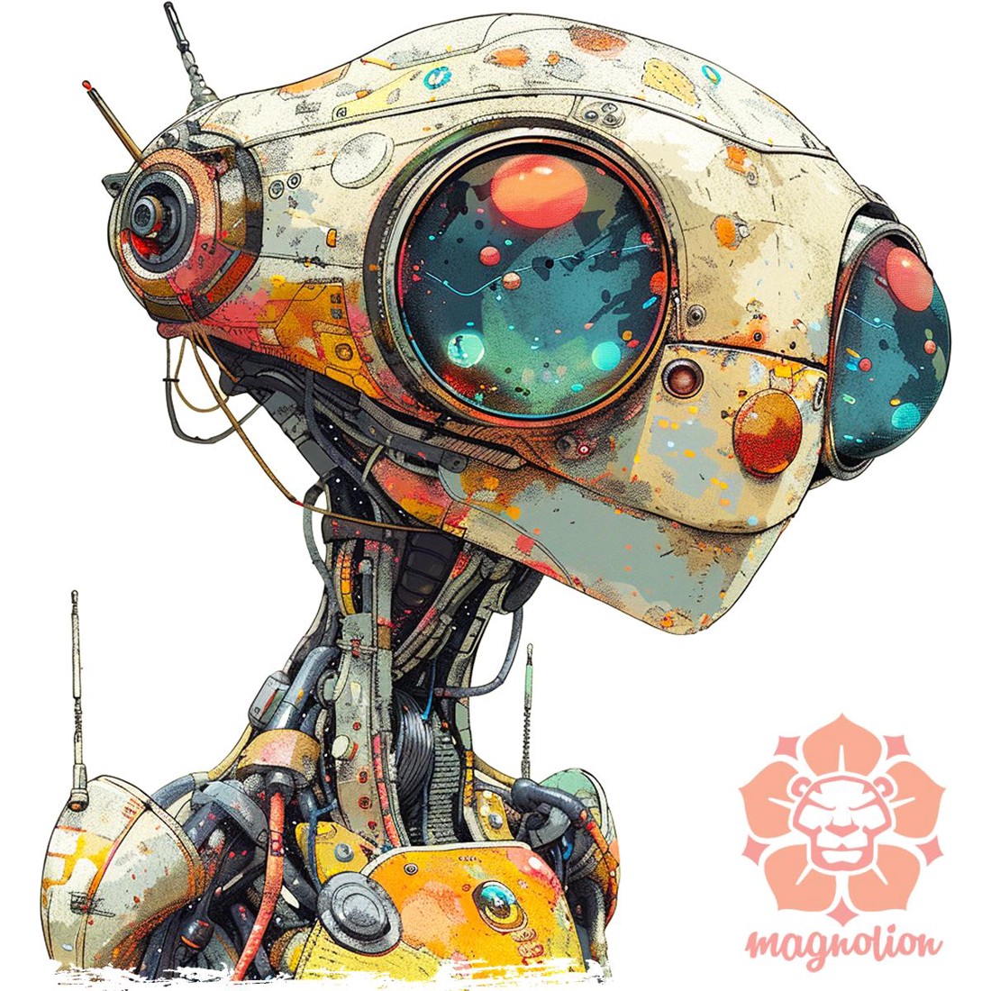 Robot lény v2 - ruha & divat - női ruha - póló, felső - Meska.hu Robot lény v2 - ruha & divat - női ruha - póló, felső - Meska.hu
