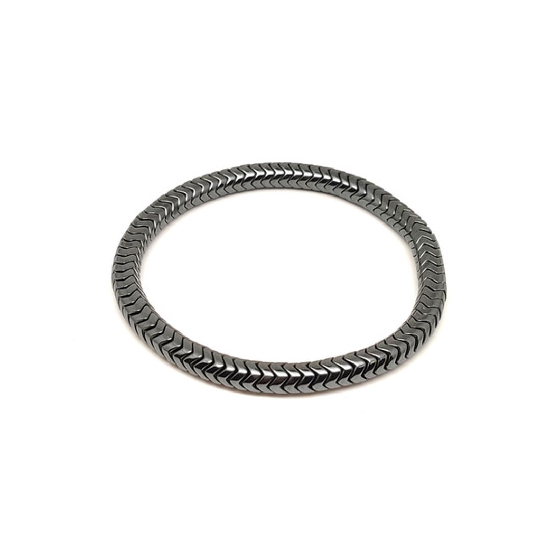 Hematit szürke hullámkorong karkötő 6x3mm Hullámvas - ékszer - karkötő - ásványkarkötő - Meska.hu