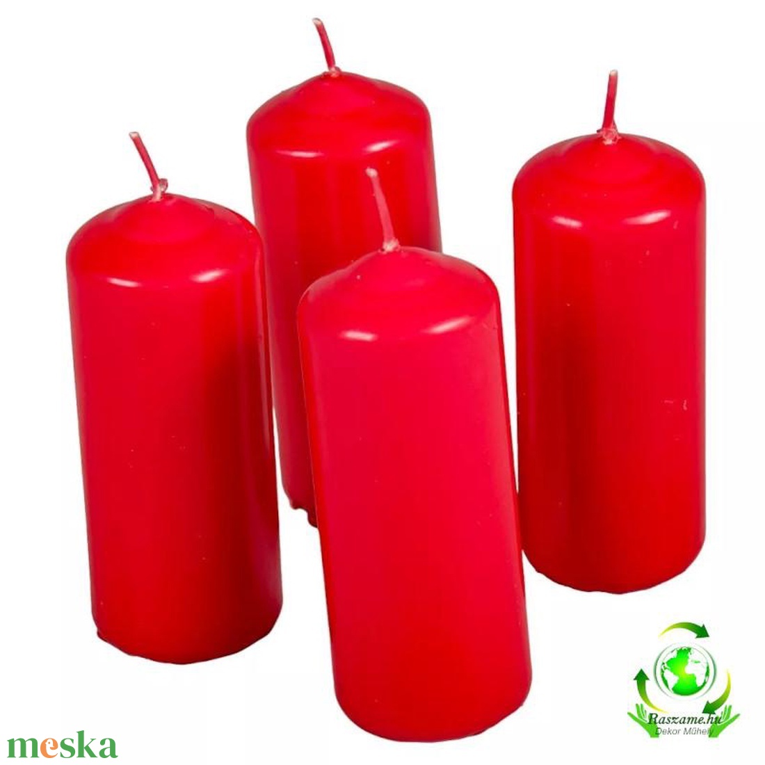 Mártott henger gyertya 40x100 mm - piros - kellékek & szerszámok - dekorációs kellékek - dekorációs gyertya - Meska.hu Mártott henger gyertya 40x100 mm - piros - kellékek & szerszámok - dekorációs kellékek - dekorációs gyertya - Meska.hu