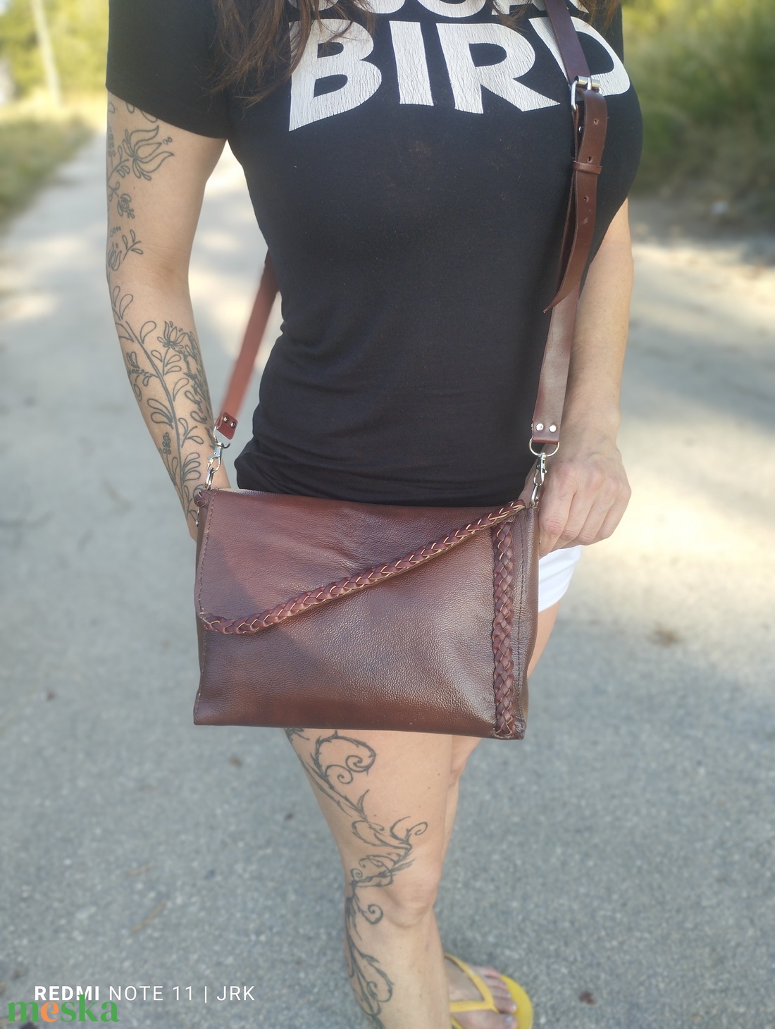 Siena- Barna crossbody táska  - táska & tok - kézitáska & válltáska - vállon átvethető táska - Meska.hu
