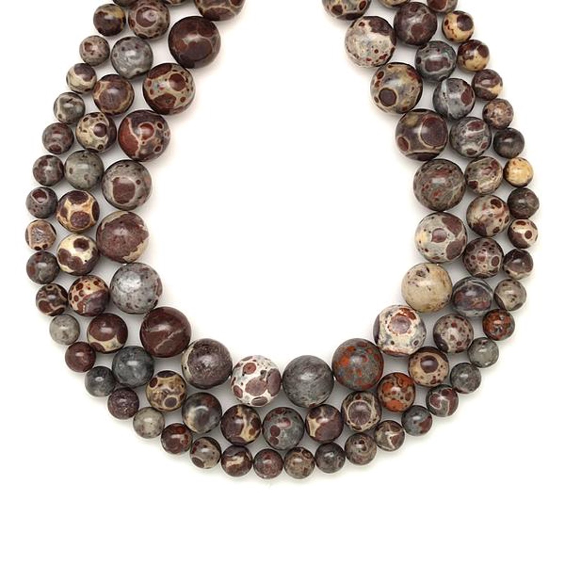 Jáspis Asteroid golyó 10mm  ékszerkészítő alapanyag (füzér) - kellékek & szerszámok - ásvány alapanyag - ásványfüzér - Meska.hu