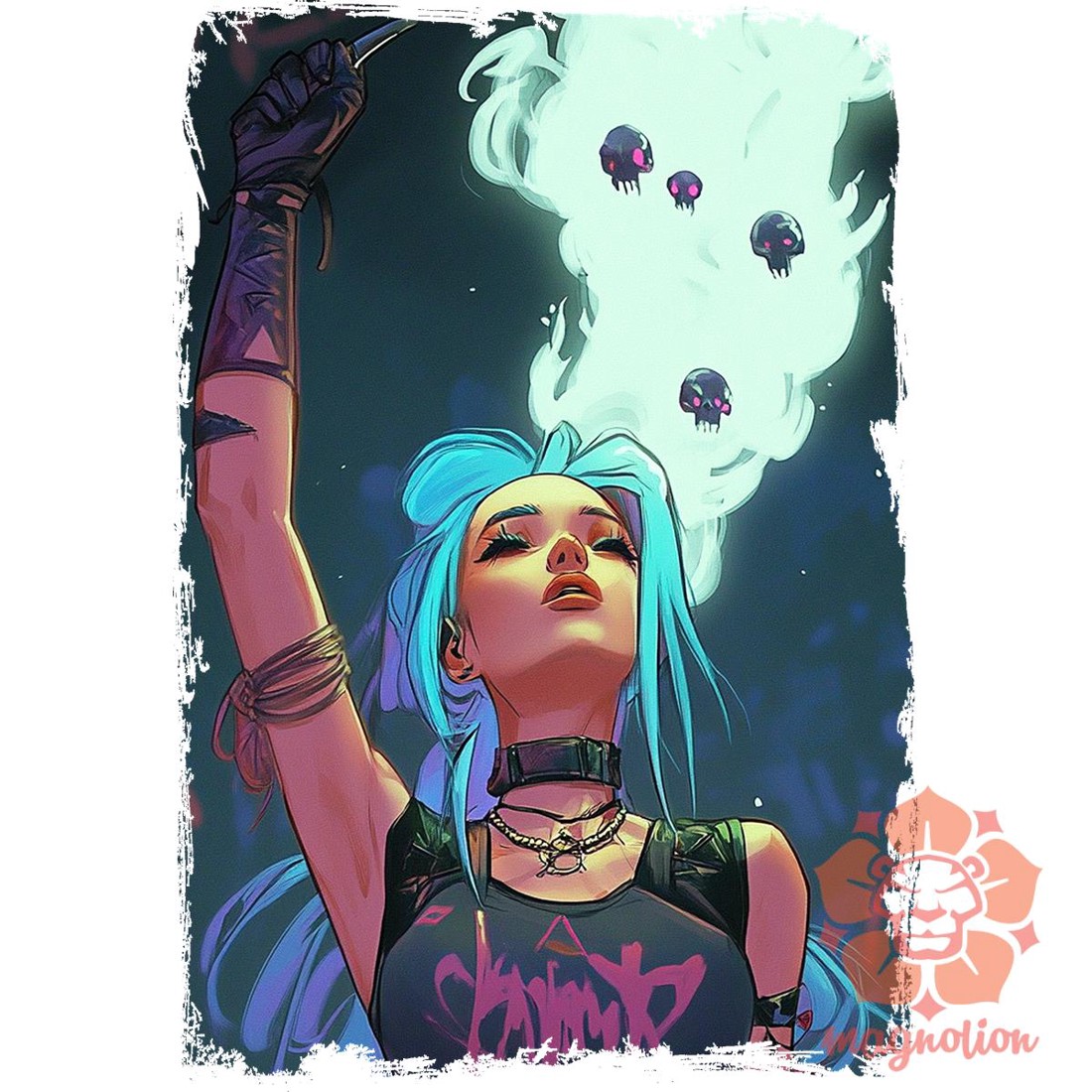 Jinx ellenállás v9 - ruha & divat - férfi ruha - férfi pulóver - Meska.hu