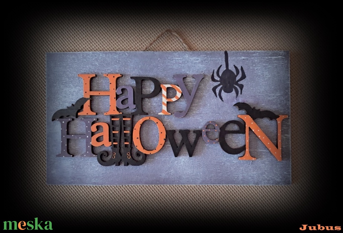 Halloween-i fal vagy ajtódísz - otthon & életmód - dekoráció - halloween - halloweeni ajtódíszek és ablakdíszek - Meska.hu