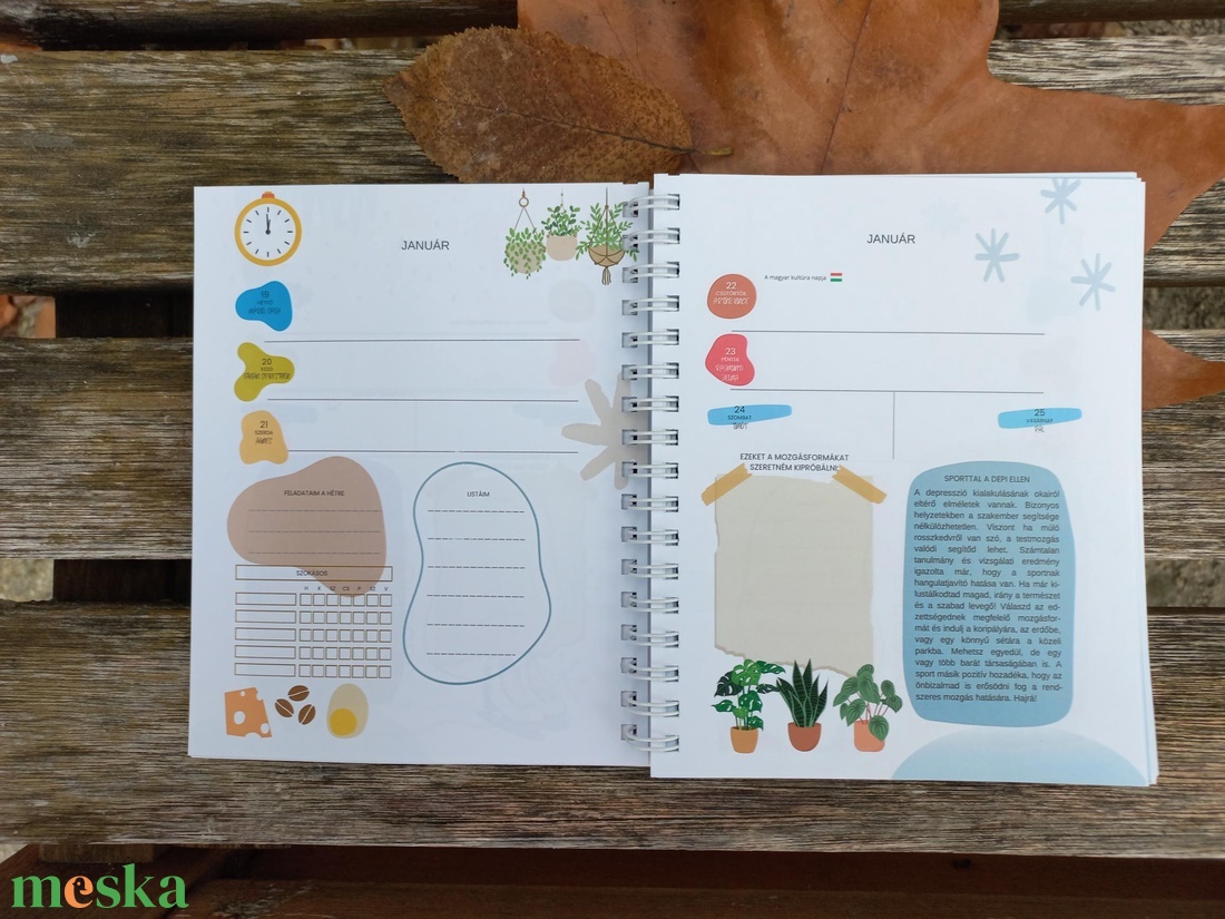 2026-os határidőnapló és tervezgető - otthon & életmód - papír, írószer - naptár & tervező - Meska.hu