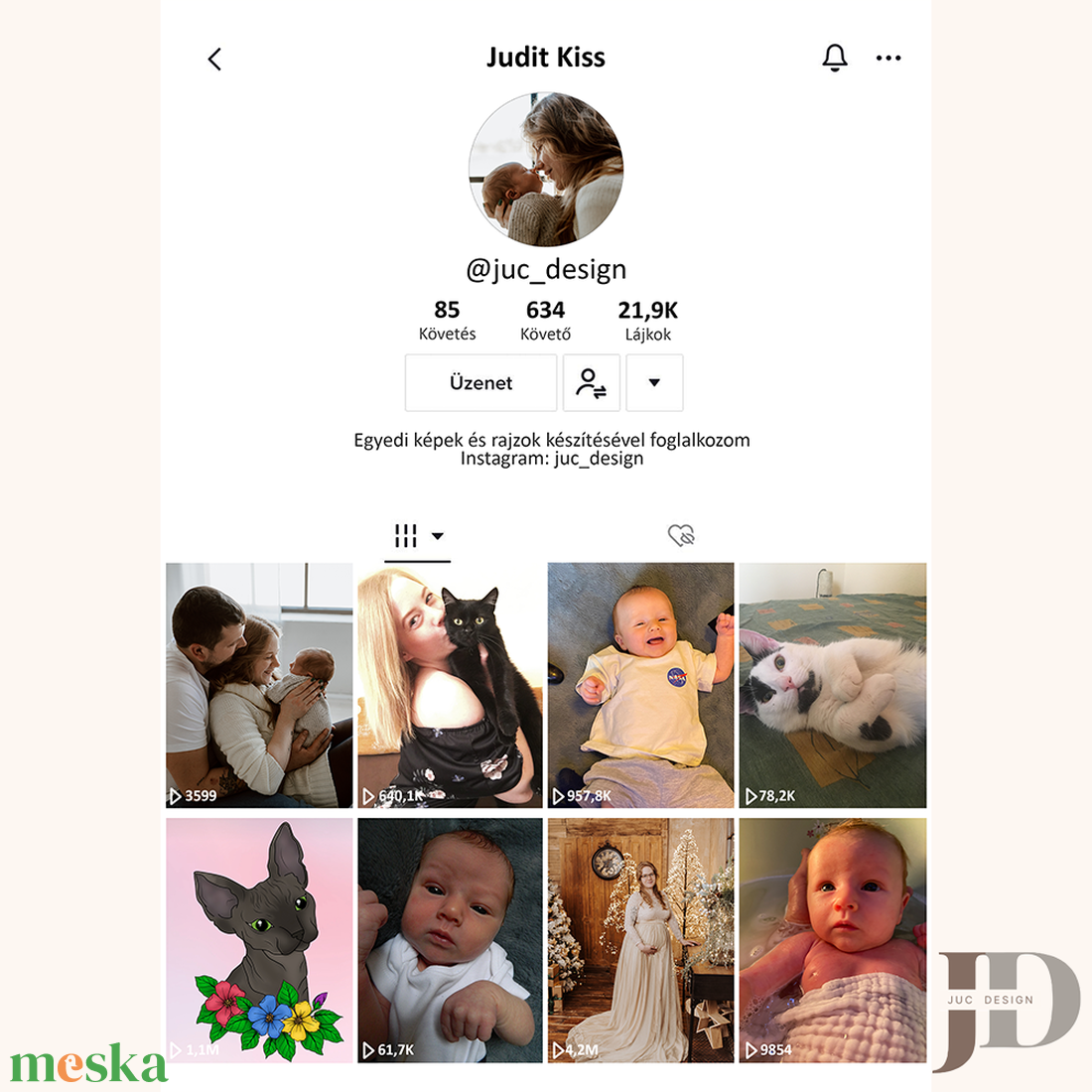Egyedi TikTok kép (profil) - művészet - grafika & illusztráció - digitális - Meska.hu Egyedi TikTok kép (profil) - művészet - grafika & illusztráció - digitális - Meska.hu