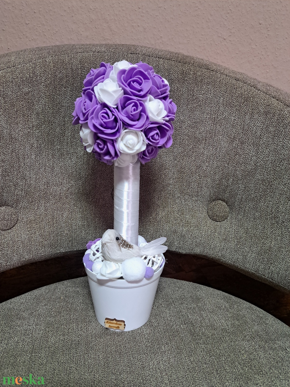 Habrózsa fa 28 cm - - Meska.hu Habrózsa fa 28 cm - - Meska.hu