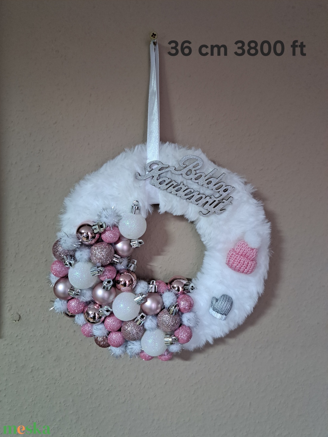 Karacsonyi kopogtató - otthon & életmód - dekoráció - ajtó- és ablak dekoráció - ablakdísz - Meska.hu