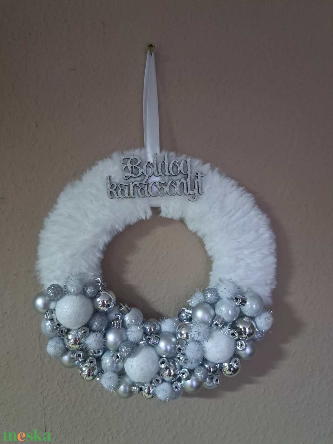 Karácsonyi kopogtató - karácsony - karácsonyi lakásdekoráció - karácsonyi ajtódíszek - Meska.hu