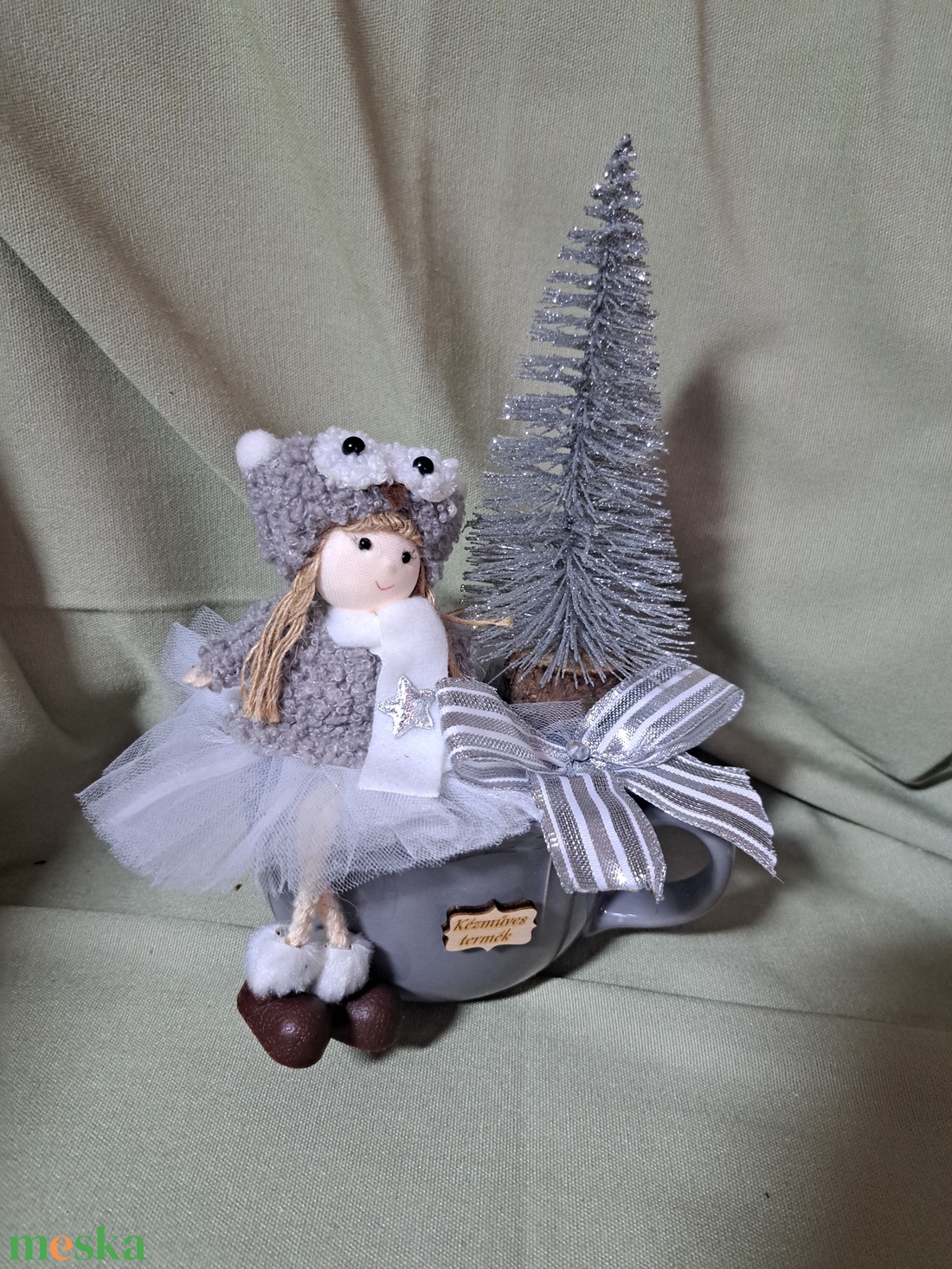 Karácsonyi asztaldísz - karácsony - adventi díszek - adventi asztaldísz - Meska.hu