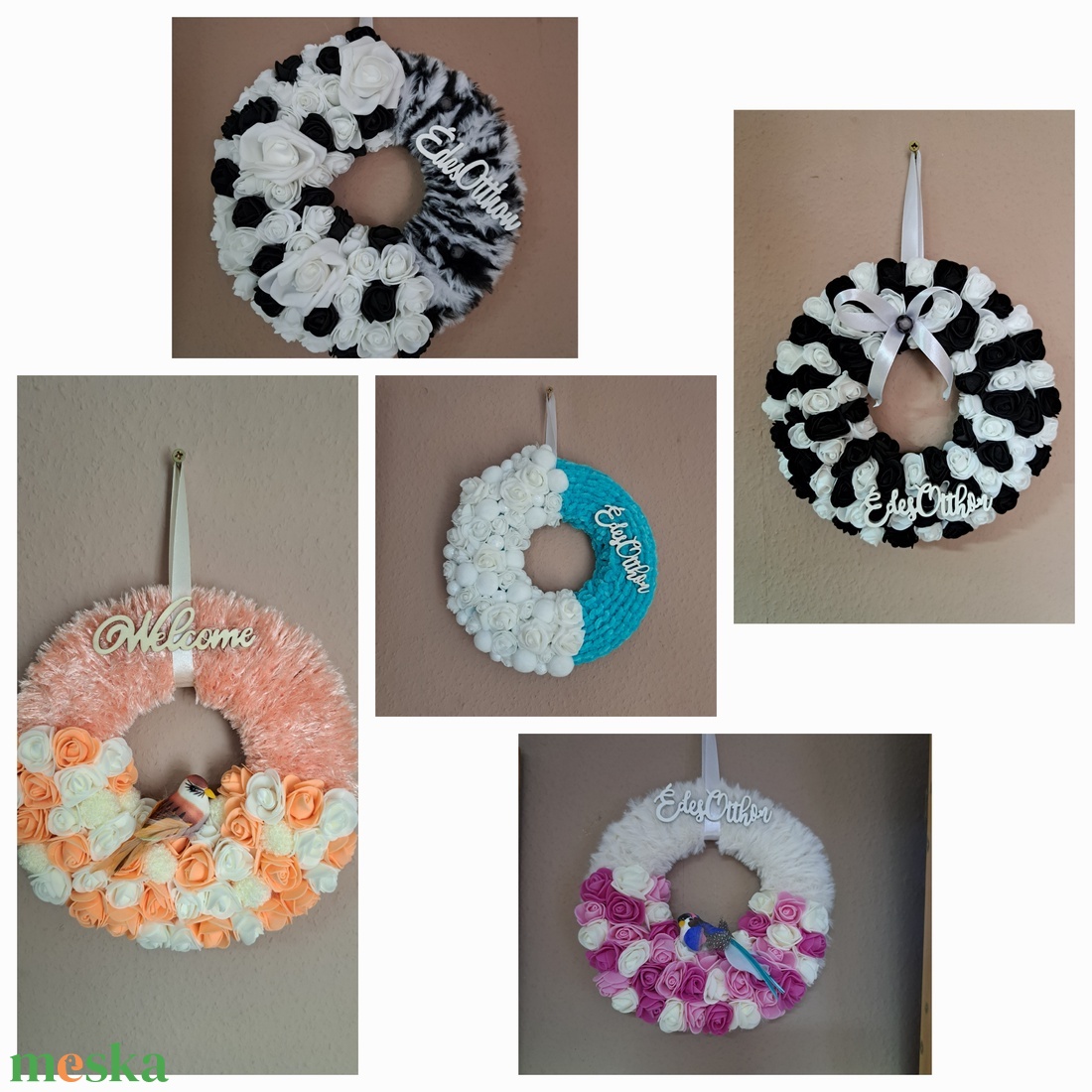 Kopogtatók - otthon & életmód - dekoráció - ajtó- és ablak dekoráció - ajtódísz & kopogtató - Meska.hu