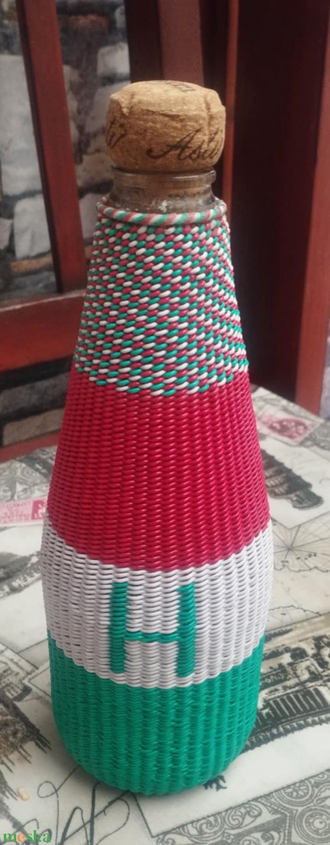 Fonott üveg - otthon & életmód - konyhafelszerelés, tálalás - flaska, csatos üveg - Meska.hu