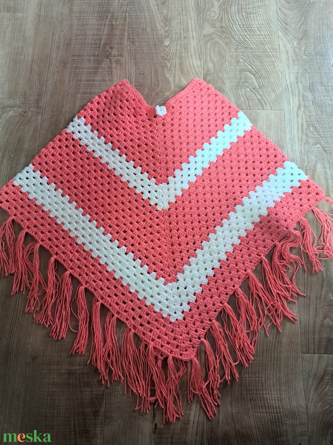 Kislány poncsó - ruha & divat - női ruha - poncsó - Meska.hu