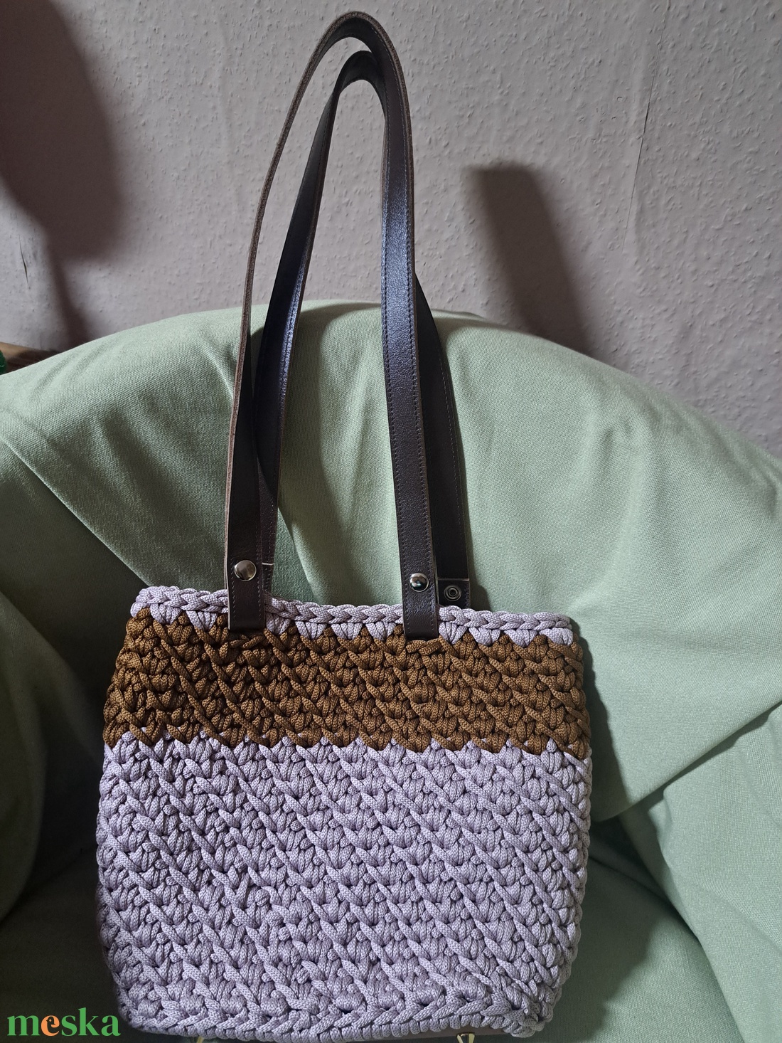 Horgolt kezitáska - táska & tok - kézitáska & válltáska - kézitáska - Meska.hu