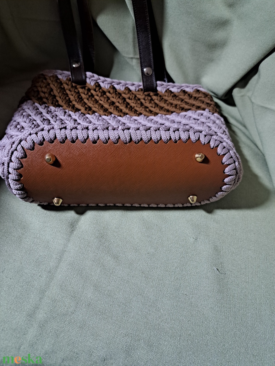 Horgolt kezitáska - táska & tok - kézitáska & válltáska - kézitáska - Meska.hu