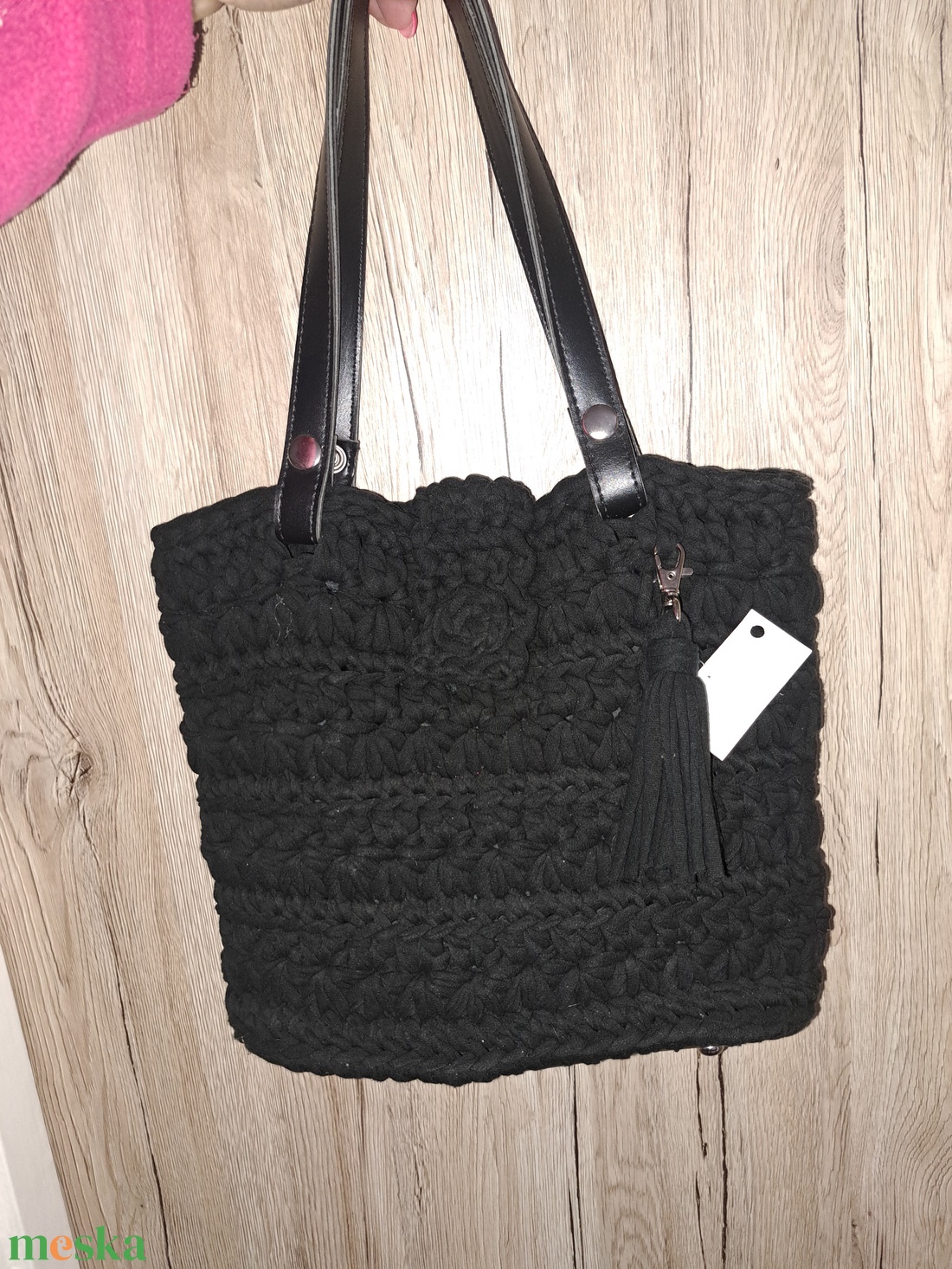 Horgolt Kézitaska  - táska & tok - kézitáska & válltáska - kézitáska - Meska.hu