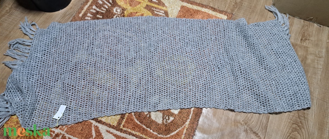 Horgolt sál - ruha & divat - sál, sapka, kendő - vállkendő - Meska.hu