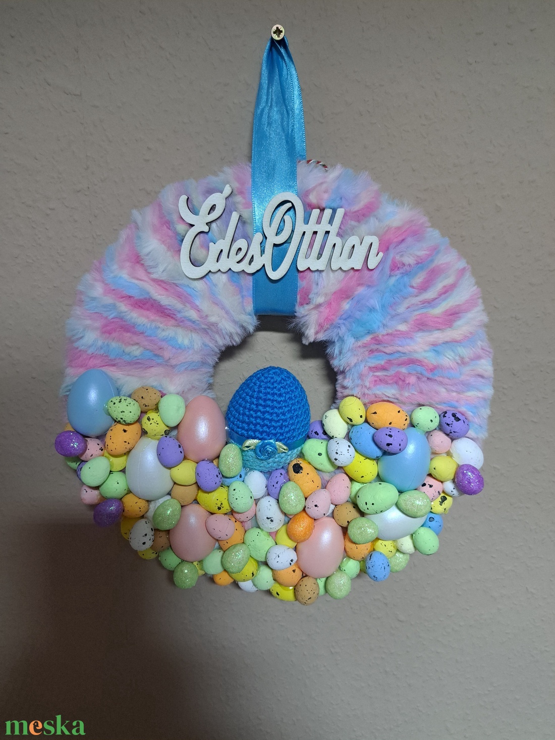 Húsvéti kopogtató - otthon & életmód - dekoráció - ajtó- és ablak dekoráció - ajtódísz & kopogtató - Meska.hu