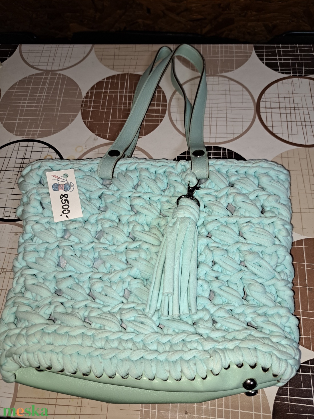 Mentazöld kézitáska - táska & tok - kézitáska & válltáska - kézitáska - Meska.hu