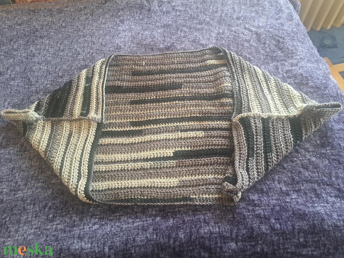 Horgolt kardigán - ruha & divat - női ruha - poncsó - Meska.hu